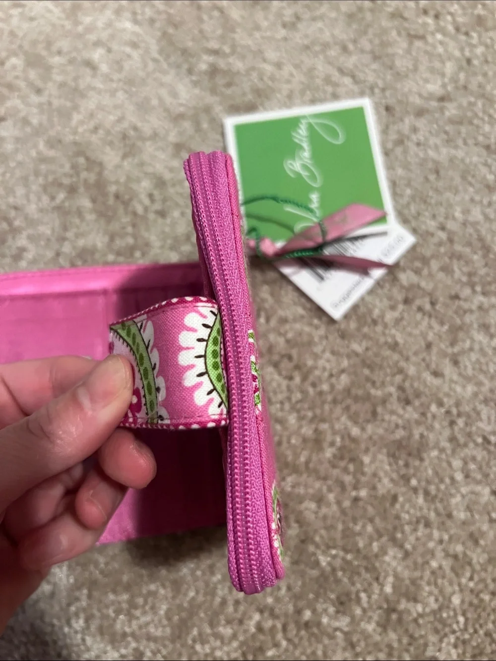 NWT Vintage Vera Bradley mini zip wallet in Bermuda